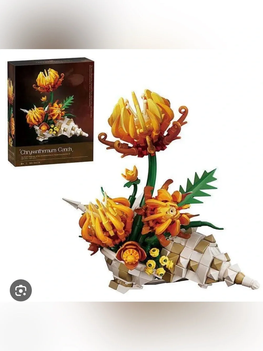 MIYOO Chrysanthemum Conch building blocks NEW